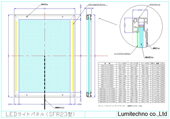LEDライトパネルSFR23 LEDライトパネルSFR23